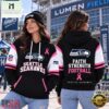 Seattle Seahawks NFL Breast Cancer Awareness Hoodie, Faith Strength Football 3D Shirt, NFL Sporty Shirt Seattle Seahawks Nfl Breast Cancer Awareness Hoodie Faith Strength Football 3D Shirt
