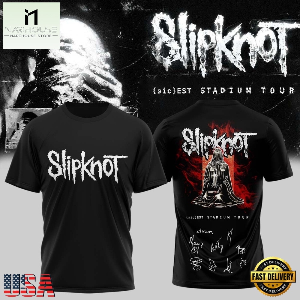 Slipknot sic est Stadium Tour 2027 Limited Edition 3D Shirt, Popular 3D Music Tee Slipknot sic est Stadium Tour 2027 Limited Edition 3D Shirt, Popular 3D Music Tee