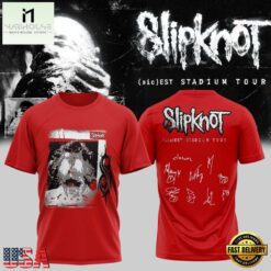 Slipknot sic est Stadium Tour 3D Shirt, Popular 3D Music Tee Slipknot Sic Est Stadium Tour 3D Shirt
