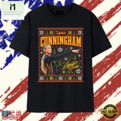 Sophie Cunningham Christmas Ugly Pattern Basketball T Shirt, Stylish 2D Graphic Shirt Sophie Cunningham Christmas Ugly Pattern Basketball T Shirt