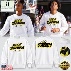 South Carolina Gamecocks Ride At Da’wn 2026 White Graphic Sweatshirt, Hot 3D Shirt Trend South Carolina Gamecocks Ride AT DA WN 2026 White Graphic Sweatshirt