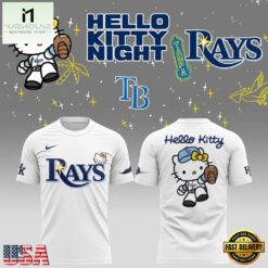 Special Edition Tampa Bay Rays x Hello Kitty T Shirt, Hot 3D Shirt Trend Special Edition Tampa Bay Rays X Hello Kitty T Shirt