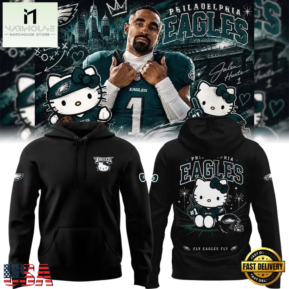 Speicla Edition Philadelphia Eagles x Hello Kitty 2026 Hoodie, Hot 3D Shirt Trend Speicla Edition Philadelphia Eagles x Hello Kitty 2026 Hoodie, Hot 3D Shirt Trend