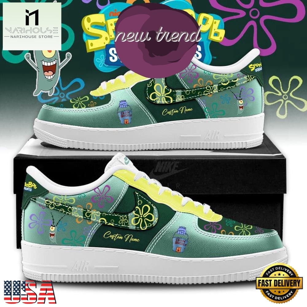 SpongeBob SquarePants 2026 Limited Edition Air Force 1 Shoes, Music Artist AF1 Shoes SpongeBob SquarePants 2026 Limited Edition Air Force 1 Shoes, Music Artist AF1 Shoes