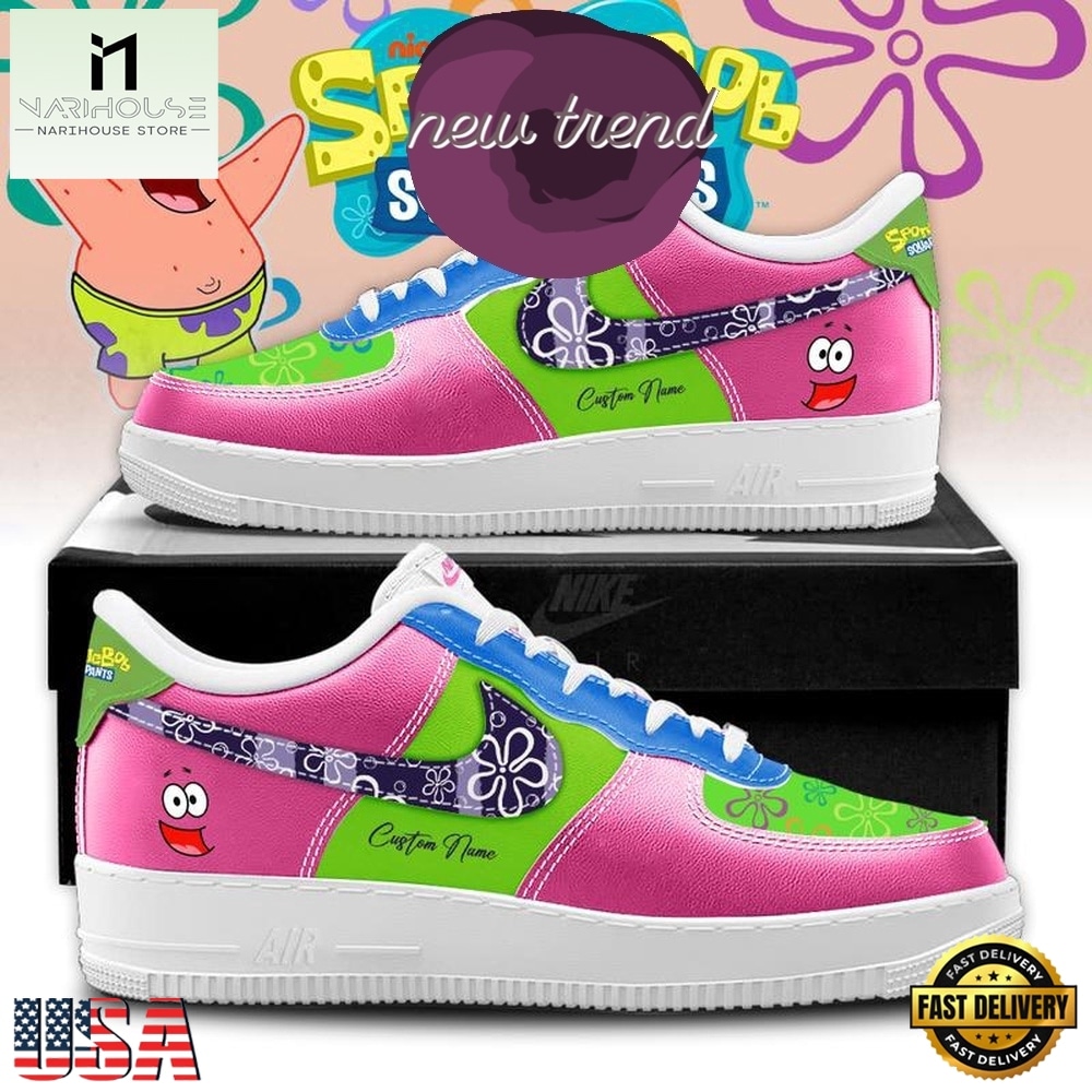 SpongeBob SquarePants 2026 New Design Air Force 1 Shoes Sneaker, Music Artist AF1 Shoes SpongeBob SquarePants 2026 New Design Air Force 1 Shoes Sneaker, Music Artist AF1 Shoes