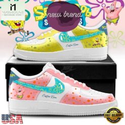 SpongeBob SquarePants 2026 Personalized Air Force 1 Shoes Sneaker, Music Artist AF1 Shoes Spongebob Squarepants 2026 Personalized Air Force 1 Shoes Sneaker