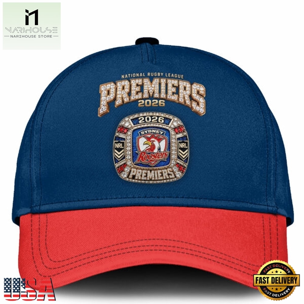 Sydney Roosters 2026 NRL Premiers Cap, Trending Cap Style Sydney Roosters 2026 NRL Premiers Cap, Trending Cap Style
