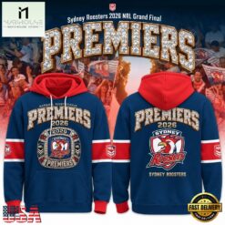 Sydney Roosters 2026 NRL Premiers Hoodie, Hot 3D Shirt Trend Sydney Roosters 2026 Nrl Premiers Hoodie