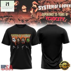 System of a Down Europe UK Stadium Tour 2026 Signed Graphic T Shirt, Popular 3D Music Tee System OF A Down Europe UK Stadium Tour 2026 Signed Graphic T Shirt