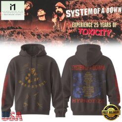 System of a Down Europe UK Stadium Tour 2026 Signed Hoodie, Popular 3D Music Tee System OF A Down Europe UK Stadium Tour 2026 Signed Hoodie