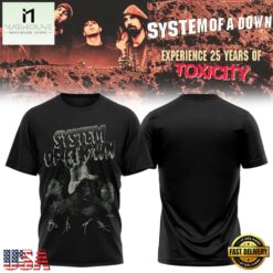 System of a Down Europe UK Stadium Tour 2026 Signed Limited Edition T Shirt, Popular 3D Music Tee System OF A Down Europe UK Stadium Tour 2026 Signed Limited Edition T Shirt