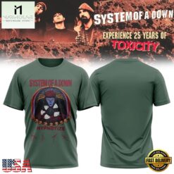 System of a Down Europe UK Stadium Tour 2026 Signed Special New T Shirt, Popular 3D Music Tee System OF A Down Europe UK Stadium Tour 2026 Signed Special New T Shirt