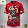 Tampa Bay Buccaneers NFL Popeye Bold Cartoon Athletes 3D T Shirt, NFL Sporty Shirt Tampa Bay Buccaneers Nfl Popeye Bold Cartoon Athletes 3D T Shirt