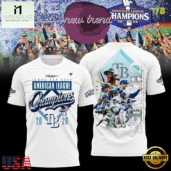 Tampa Bay Rays 2026 ALCS Champions World Series White T Shirt, Hot 3D Shirt Trend Tampa Bay Rays 2026 Alcs Champions World Series White T Shirt