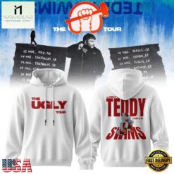 Teddy Swims The UGLY Tour Europe & UK 2027 Graphic Hoodie, Popular 3D Music Tee Teddy Swims The Ugly Tour Europe UK 2027 Graphic Hoodie