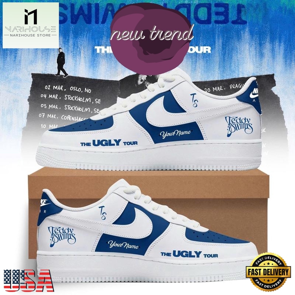 Teddy Swims The UGLY Tour Europe & UK 2027 New Design Air Force 1 Shoes, Music Artist AF1 Shoes Teddy Swims The UGLY Tour Europe & UK 2027 New Design Air Force 1 Shoes, Music Artist AF1 Shoes