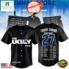 Teddy Swims The UGLY Tour Europe & UK 2027 Scheduler Baseball Jersey, Concert Baseball Jersey Teddy Swims The Ugly Tour Europe UK 2027 Scheduler Baseball Jersey