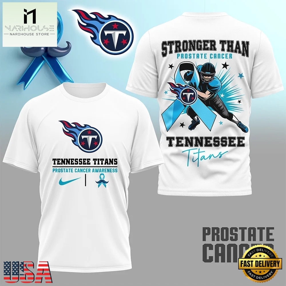 Tennessee Titans NFL Prostate Cancer Awareness Month 3D Shirt, NFL Sporty Shirt Tennessee Titans NFL Prostate Cancer Awareness Month 3D Shirt, NFL Sporty Shirt