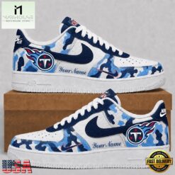 Tennessee Titans NFL Team Camo Air Force 1 Shoes Sneakers, NFL Team AF1 Shoes Tennessee Titans Nfl Team Camo Air Force 1 Shoes Sneakers