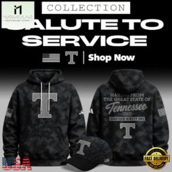 Tennessee Volunteers Football Salute to Service Camo 2026 Limited Edition Hoodie, Hot 3D Shirt Trend Tennessee Volunteers Football Salute TO Service Camo 2026 Limited Edition Hoodie