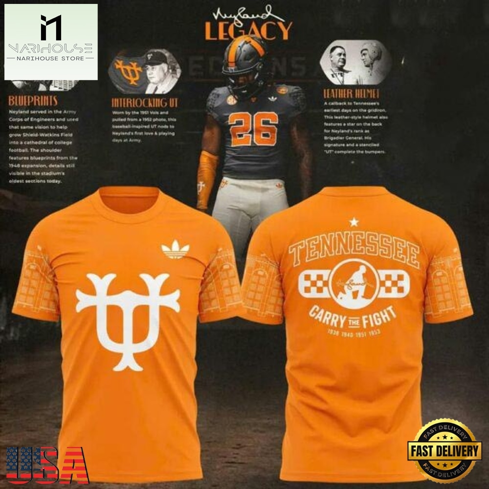 Tennessee Volunteers Neyland Legacy 2026 Signature 3D Shirt, Hot 3D Shirt Trend Tennessee Volunteers Neyland Legacy 2026 Signature 3D Shirt, Hot 3D Shirt Trend