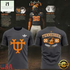 Tennessee Volunteers Neyland Legacy 2026 Signature T Shirt, Hot 3D Shirt Trend Tennessee Volunteers Neyland Legacy 2026 Signature T Shirt