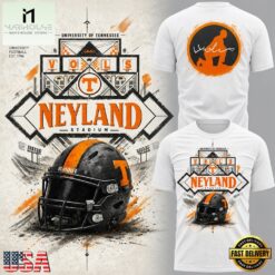 Tennessee Volunteers Neyland Legacy 2026 White T Shirt, Hot 3D Shirt Trend Tennessee Volunteers Neyland Legacy 2026 White T Shirt