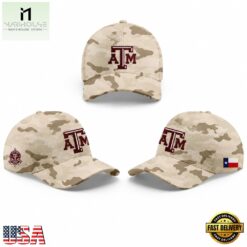 Texas A&M Aggies Football 2026 Honor and Support Strategy Cap, Trending Cap Style Texas A M Aggies Football 2026 Honor And Support Strategy Cap