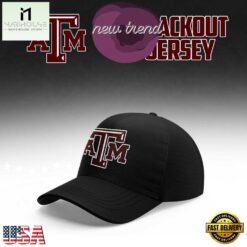 Texas A&M Hockey 2026 Blackout Limited Classic Cap, Trending Cap Style Texas A M Hockey 2026 Blackout Limited Classic Cap