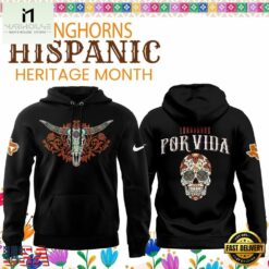 Texas Longhorns 2026 Hispanic Heritage Month Special Edition Black Hoodie, Hot 3D Shirt Trend Texas Longhorns 2026 Hispanic Heritage Month Special Edition Black Hoodie