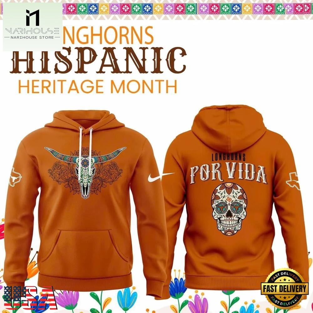 Texas Longhorns 2026 Hispanic Heritage Month Special Edition Hoodie Shirt, Hot 3D Shirt Trend Texas Longhorns 2026 Hispanic Heritage Month Special Edition Hoodie Shirt, Hot 3D Shirt Trend