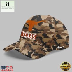 Texas Longhorns 2026 Military Appreciation Sideline Dri FIT Camo Cap, Trending Cap Style Texas Longhorns 2026 Military Appreciation Sideline Dri Fit Camo Cap