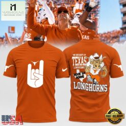 Texas Longhorns Hook ‘Em Sign 2026 Graphic 3D Shirt, Hot 3D Shirt Trend Texas Longhorns Hook EM Sign 2026 Graphic 3D Shirt