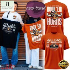 Texas Longhorns McLaren Racing Team Hook Em Horns 2026 T Shirt, Hot 3D Shirt Trend Texas Longhorns Mclaren Racing Team Hook EM Horns 2026 T Shirt