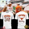 Texas Longhorns Red River Rivalry 2026 White T Shirt, Hot 3D Shirt Trend Texas Longhorns Red River Rivalry 2026 White T Shirt