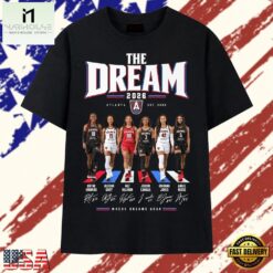 The Dream Atlanta 2026 Players Signatures Vintage T Shirt, Stylish 2D Graphic Shirt The Dream Atlanta 2026 Players Signatures Vintage T Shirt