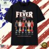The Fever Indiana 2026 Basketball Roster Signatures T Shirt, Stylish 2D Graphic Shirt The Fever Indiana 2026 Basketball Roster Signatures T Shirt