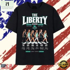 The Liberty New York 2026 Liberty Forever Abbey Road Signatures T Shirt, Stylish 2D Graphic Shirt The Liberty New York 2026 Liberty Forever Abbey Road Signatures T Shirt