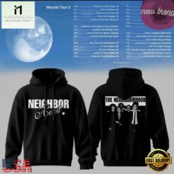 The Neighbourhood The World Tour II 2027 Limited Edition Hoodie Shirt, Popular 3D Music Tee The Neighbourhood The World Tour II 2027 Limited Edition Hoodie Shirt