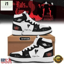 The Smashing Pumpkins The Rats In A Cage Tour 2026 Black Air Jordan 1 Hightop Shoes, Music Fan AJ1 Sneakers The Smashing Pumpkins The Rats IN A Cage Tour 2026 Black Air Jordan 1 Hightop Shoes