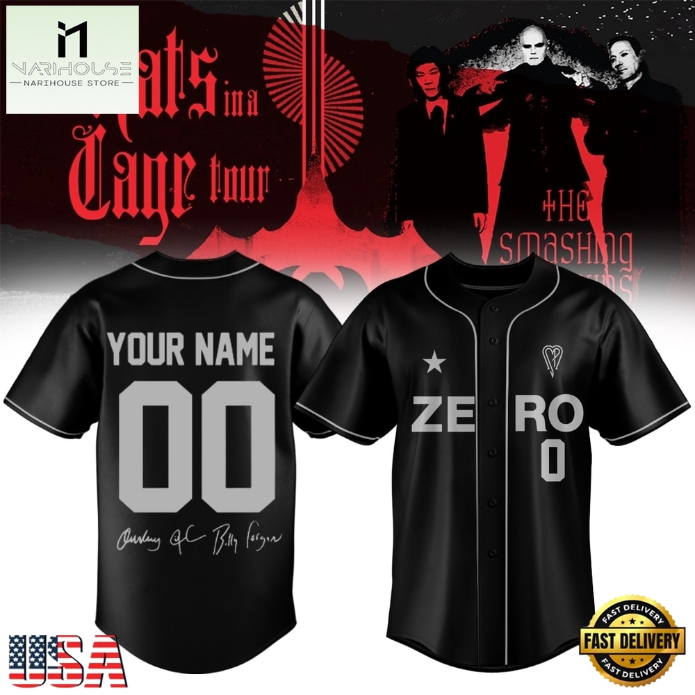 The Smashing Pumpkins The Rats In A Cage Tour 2026 Custom Baseball Jersey, Concert Baseball Jersey The Smashing Pumpkins The Rats In A Cage Tour 2026 Custom Baseball Jersey, Concert Baseball Jersey