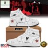 The Smashing Pumpkins The Rats In A Cage Tour 2026 White Air Jordan 1 Hightop Shoes, Music Fan AJ1 Sneakers The Smashing Pumpkins The Rats IN A Cage Tour 2026 White Air Jordan 1 Hightop Shoes