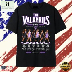 The Valkyries Golden State 2026 Abbey Road Signatures Basketball T Shirt, Stylish 2D Graphic Shirt The Valkyries Golden State 2026 Abbey Road Signatures Basketball T Shirt