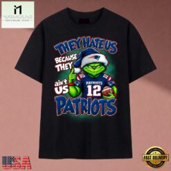 They Hate Us Because They Ain't Us Patriots Grinch Christmas 2026 T Shirt, Music Fan 2D Shirt They Hate US Because They Ain T US Patriots Grinch Christmas 2026 T Shirt