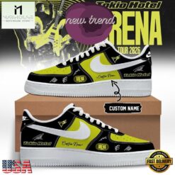 Tokio Hotel ARENA TOUR 2026 Signature Special New Air Force 1 Shoes Sneakers, Music Artist AF1 Shoes Tokio Hotel Arena Tour 2026 Signature Special New Air Force 1 Shoes Sneakers