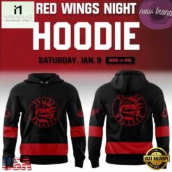 Toledo Walleye Red Wings Night 2026 Hoodie, Hot 3D Shirt Trend Toledo Walleye Red Wings Night 2026 Hoodie