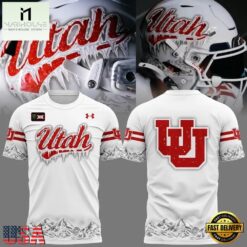 Utah Utes football Ice Cold White Out 2026 New Design T Shirt, Hot 3D Shirt Trend Utah Utes Football Ice Cold White Out 2026 New Design T Shirt