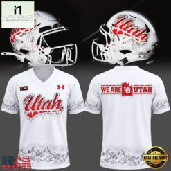Utah Utes football Ice Cold White Out Exclusive 2026 Football Jersey, Trending Football Shirt Utah Utes Football Ice Cold White Out Exclusive 2026 Football Jersey