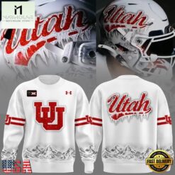 Utah Utes football Ice Cold White Out Exclusive 2026 Sweatshirt, Hot 3D Shirt Trend Utah Utes Football Ice Cold White Out Exclusive 2026 Sweatshirt