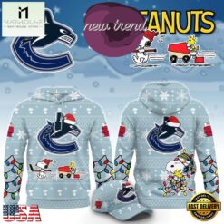 Vancouver Canucks x Peanuts 2026 Christmas Limited Edition Hoodie, Hot 3D Shirt Trend Vancouver Canucks X Peanuts 2026 Christmas Limited Edition Hoodie